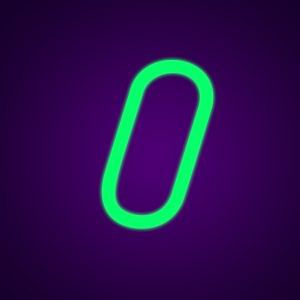 Letter O Neon Light