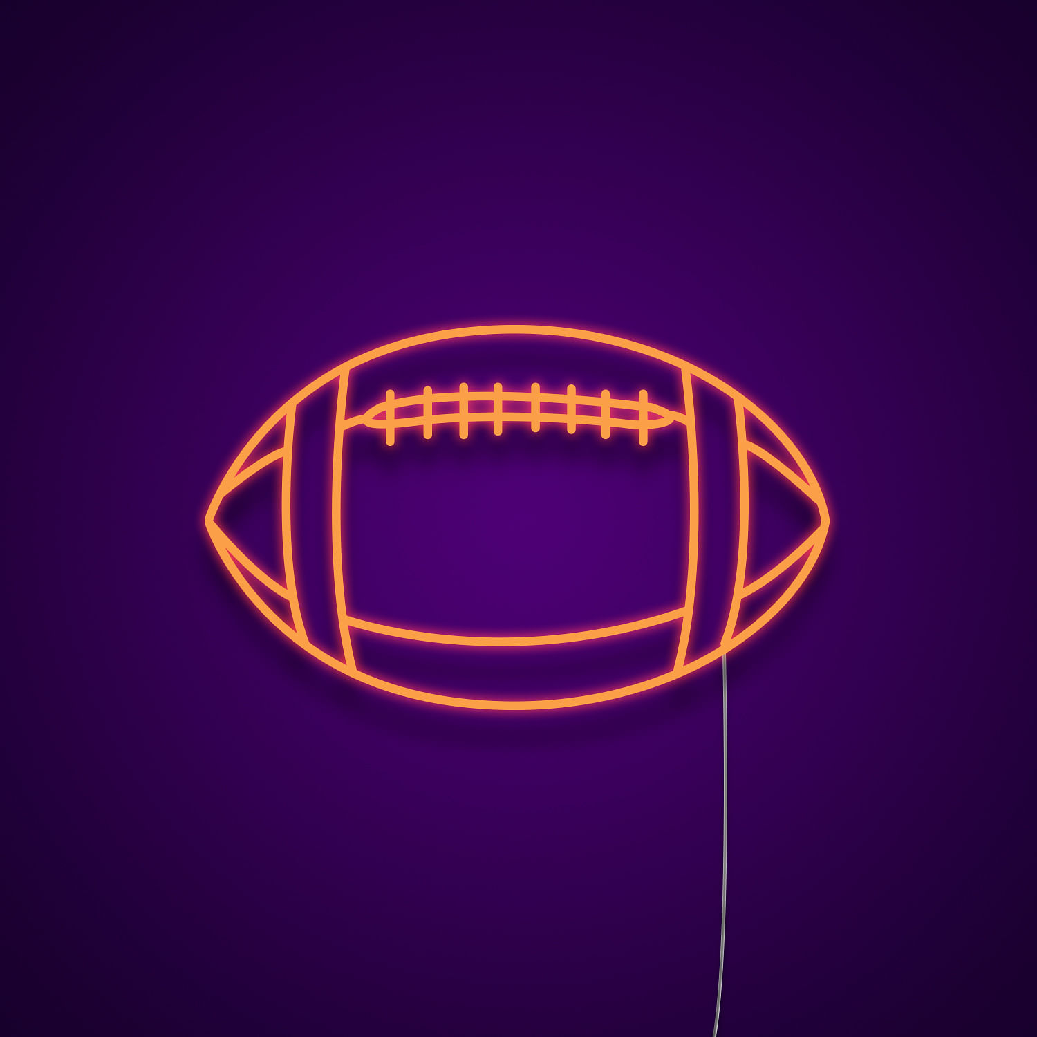 Neon Light American Football Stock Illustrations – 1,059 Neon
