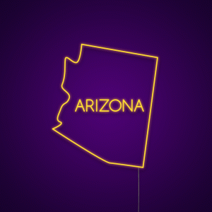 Arizona USA States Neon Light Sign