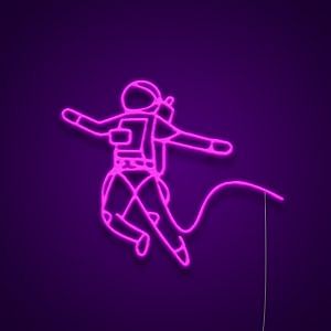 Astronaut Neon Light