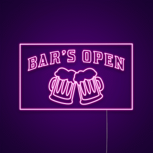 Bar's Open Neon Light Sign