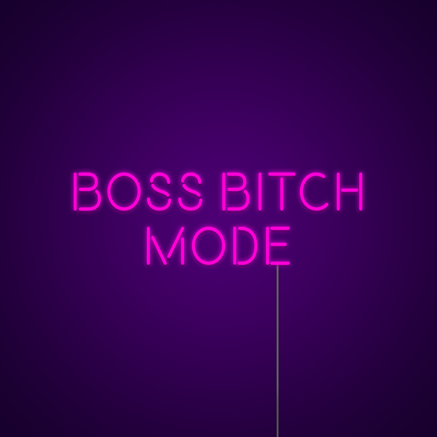 Boss Bitch Mode Neon Sign - Neonize