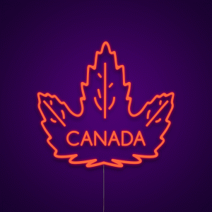 Canada Neon Light Sign