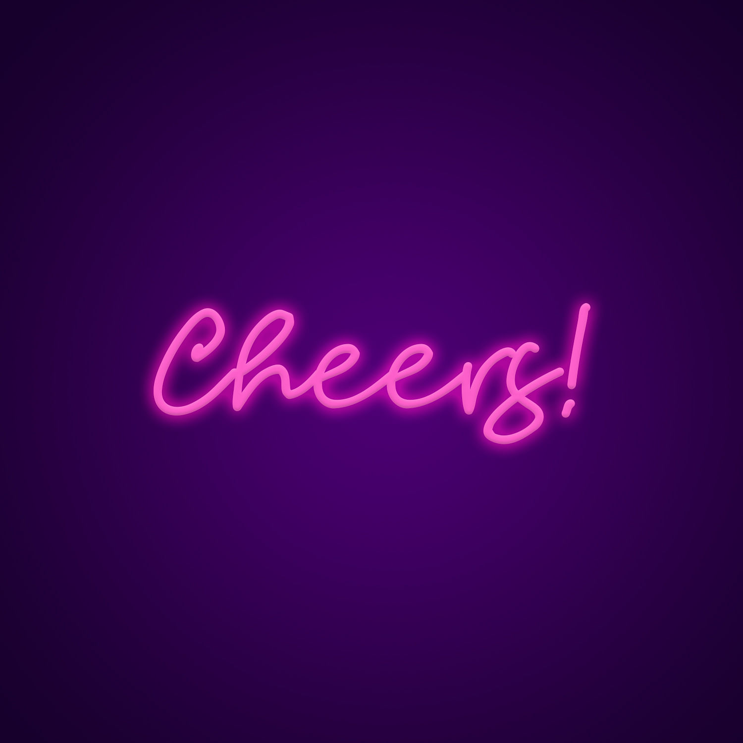 cheers neon light