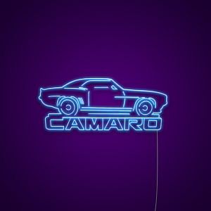 Chevrolet Camaro Car Neon Light Sign