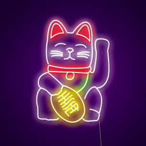 Chinese Cat Neon Sign