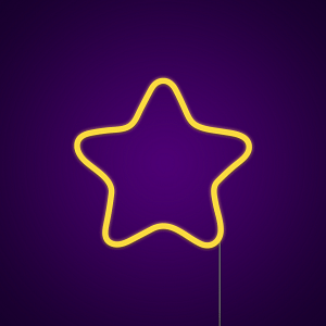 Christmas Star Neon Sign