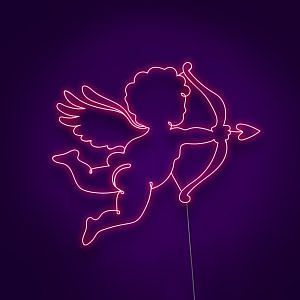 Cupid Neon Light Sign