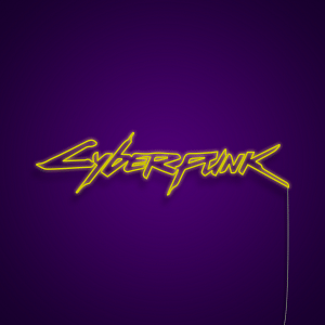 Cyberpunk 2077 Neon Sign