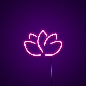 Flower Happy Mother's Day Neon Sign