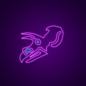 Fossil Neon Sign