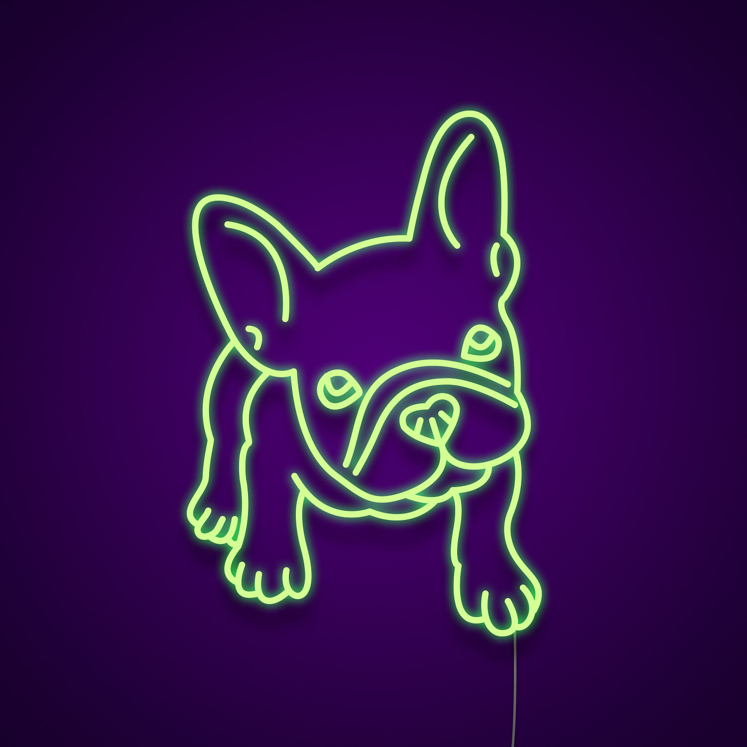 Dog Lineart Neon Sign - Neonize