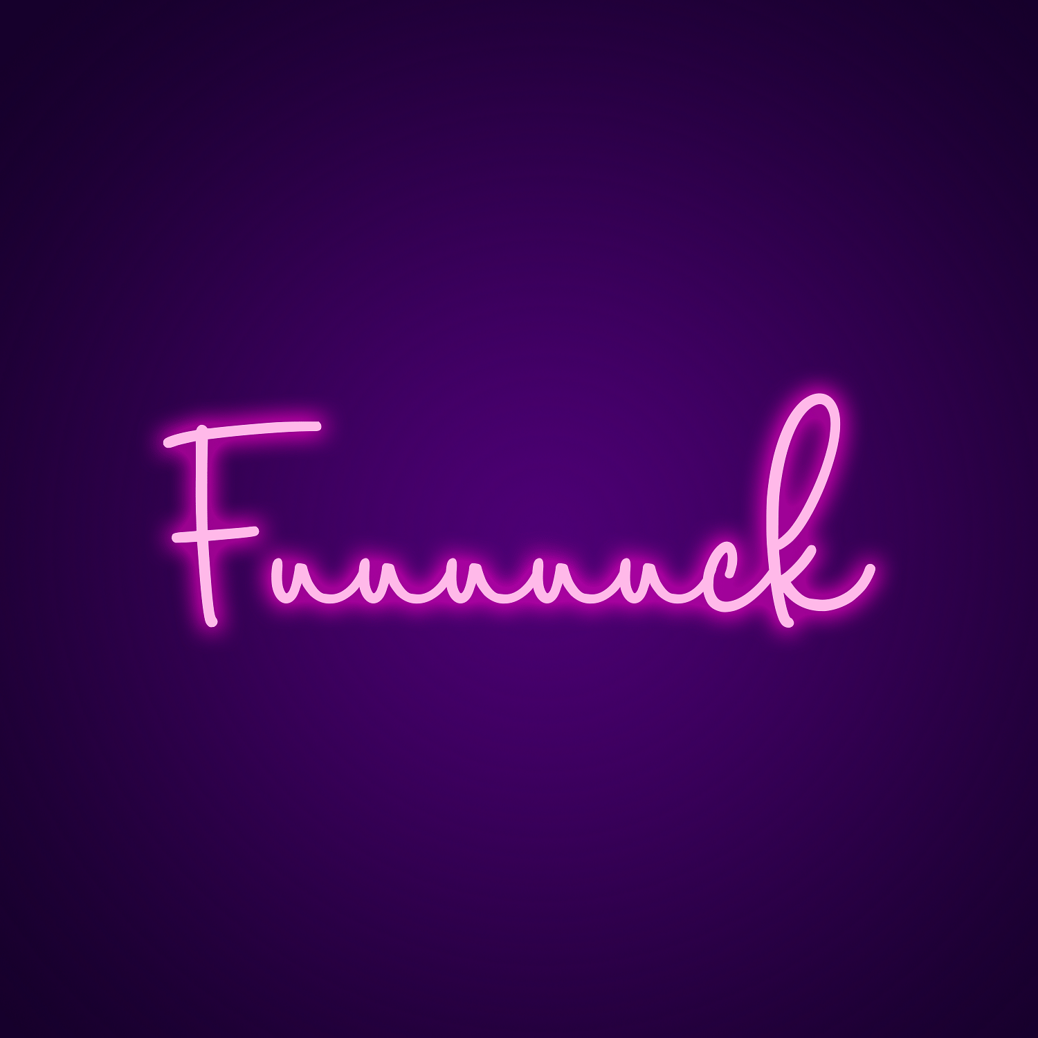 Fuuuck Neon Lighted Sign | Neon LED Sign | Made by Neonize