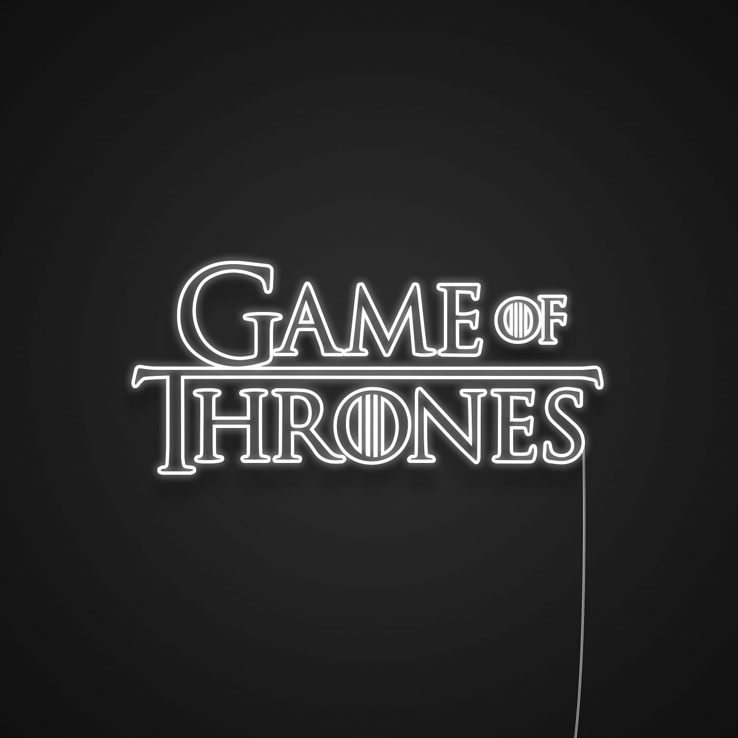 game of thrones neon sign