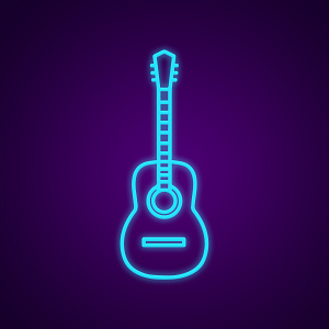 Guitar Neon Sign