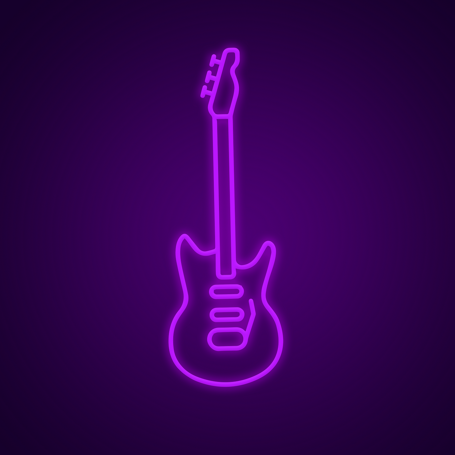 led022-b Guitar Rock n Roll LED Neon Light Sign 