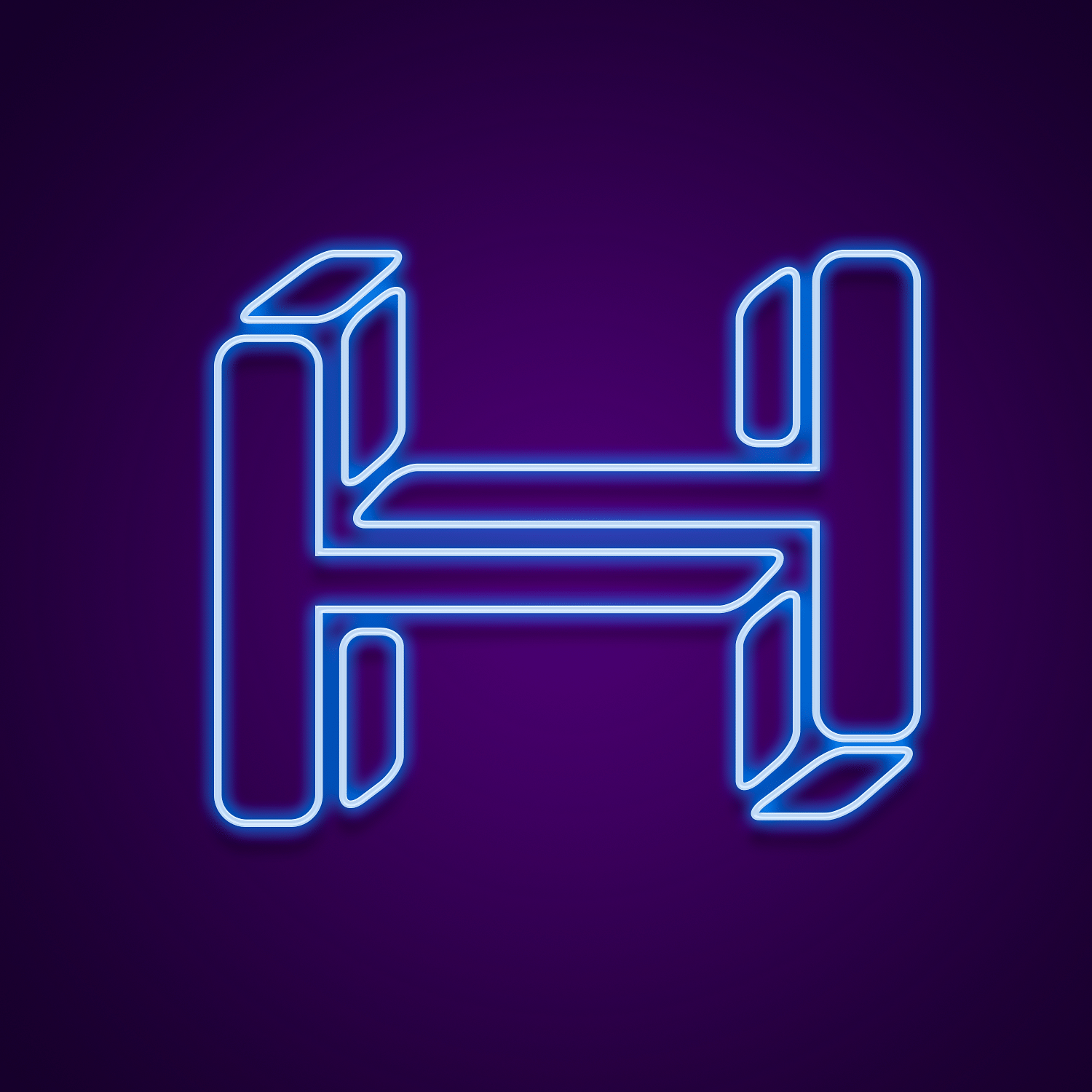 H Custom Neon Sign - Neonize