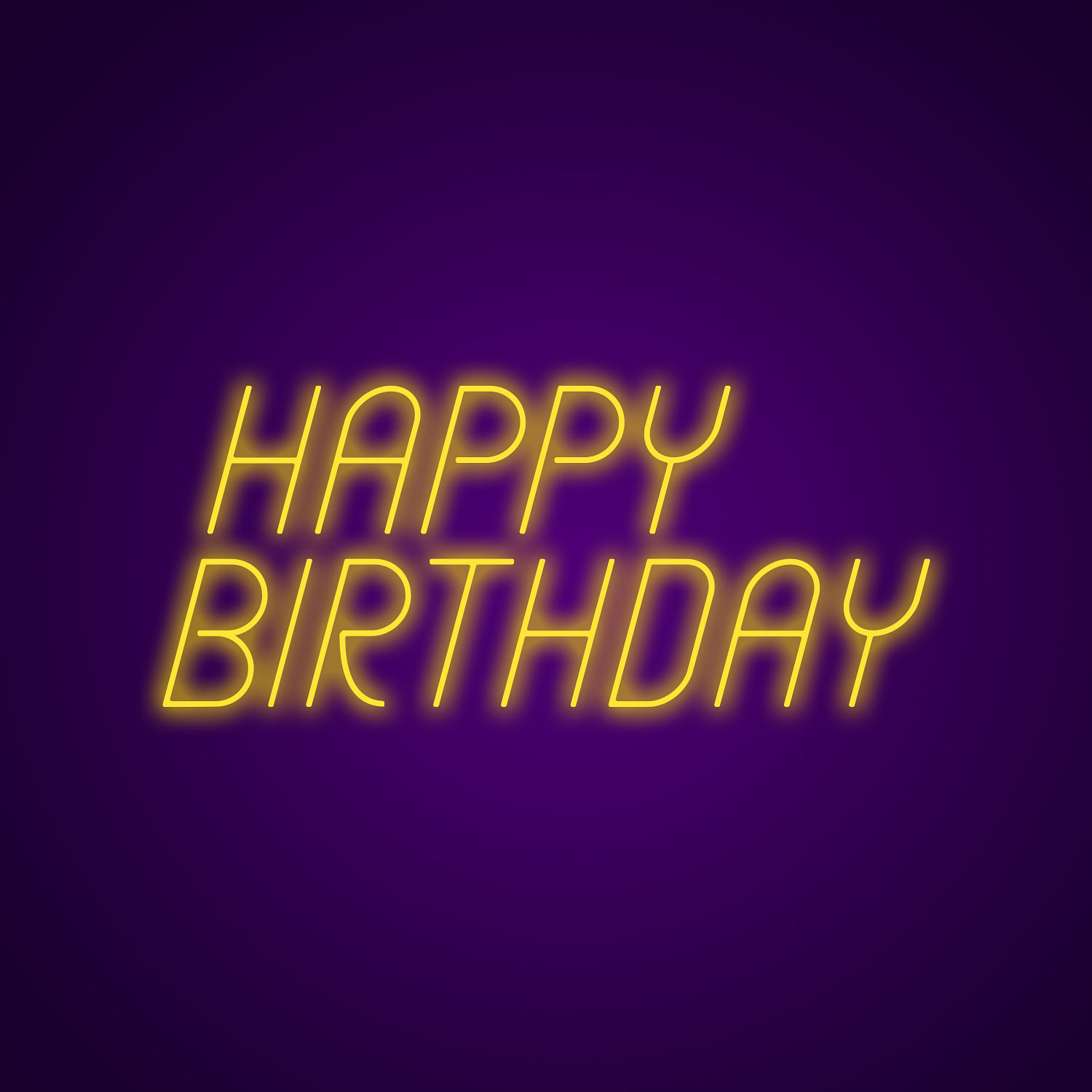 Happy Birthday Neon Light Sign | Neon LED Sign | Neonize