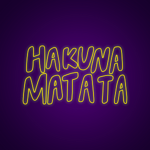 Hakuna Matata Neon LED Neon Light