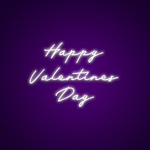Happy Valentines Day Neon Light