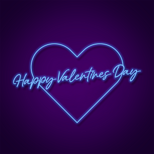 Happy Valentines Day Neon Sign