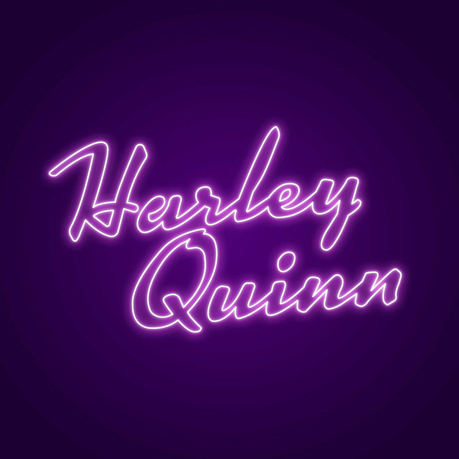 Harley Quinn Neon Sign Neon Sign For Wall By Neonize