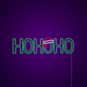 Ho Ho Ho Neon Sign