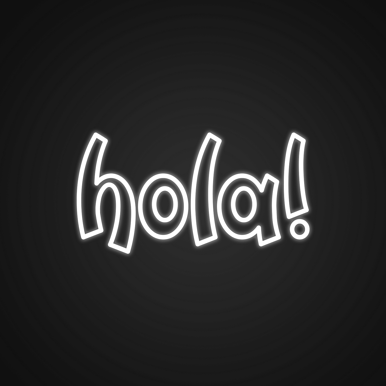 Hola Neon Sign | Neon LED Sign | Neon Light | Bar | Neonize