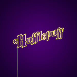 Hufflepuff Neon Light