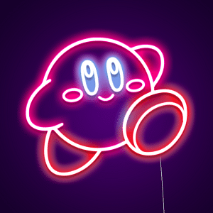 Kirby Pokemon LED Neon Light Sign