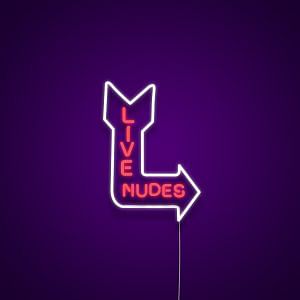 Live Nudes Neon Sign