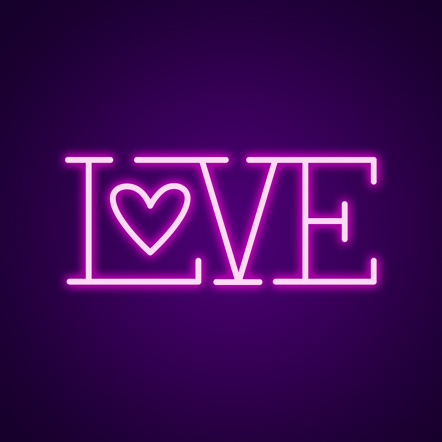 Love Neon Sign 