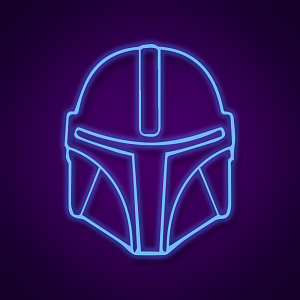 Mandalorian Neon Sign