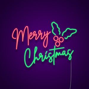 Merry Christmas Neon Sign