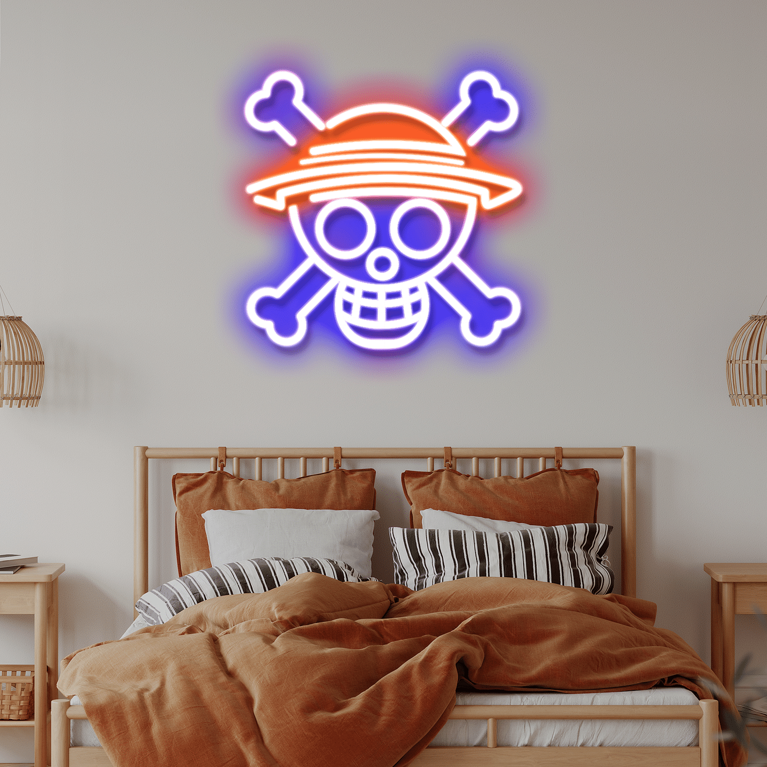 Skull Neon Sign, One Piece Neon Sign