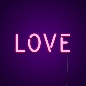 Pink Love Neon Sign