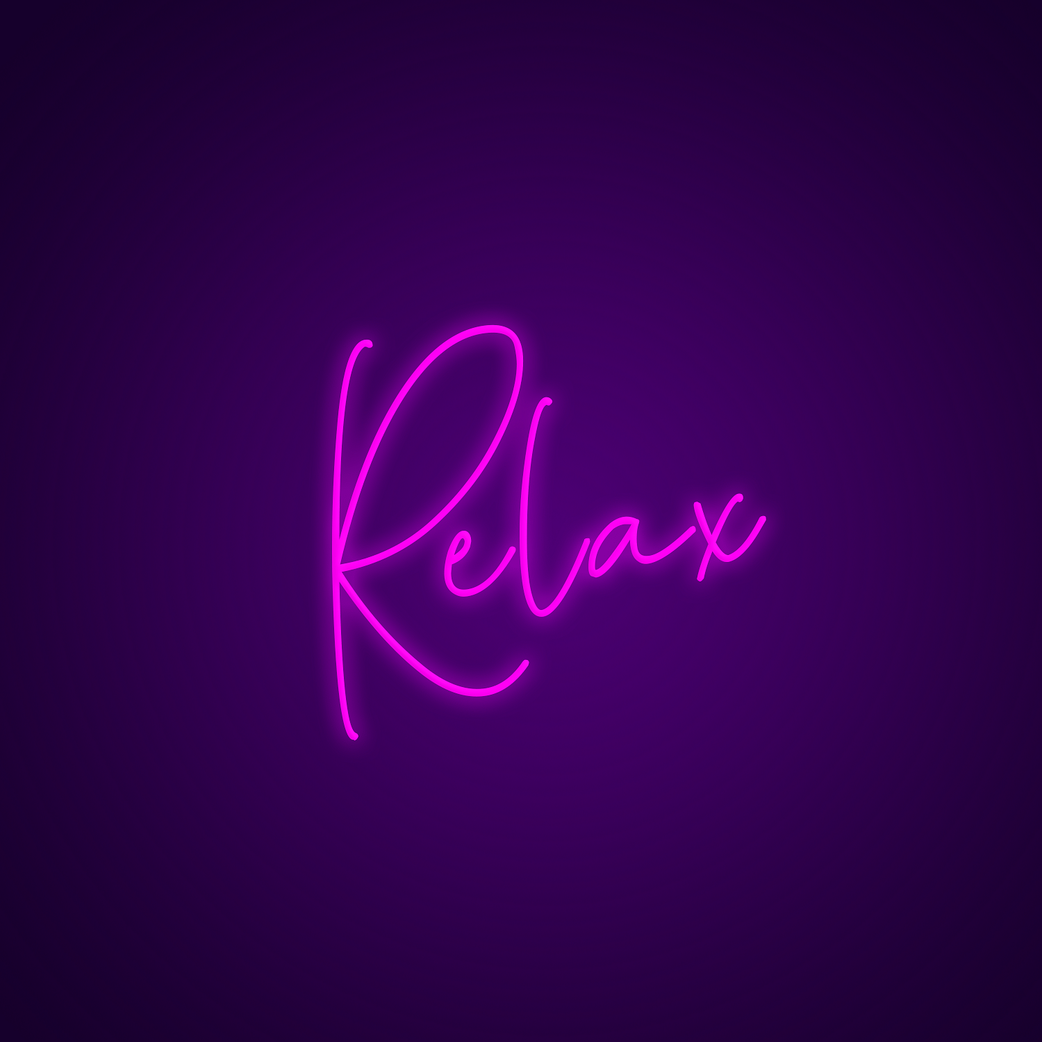 Relax Neon Sign - Neonize