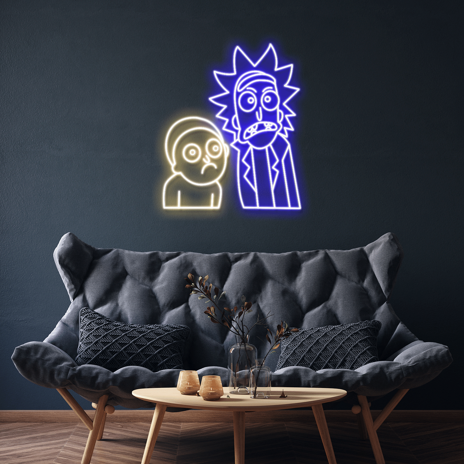 Rick and Morty Neon Sign Breaking Bad Wall Art Decor 21st 