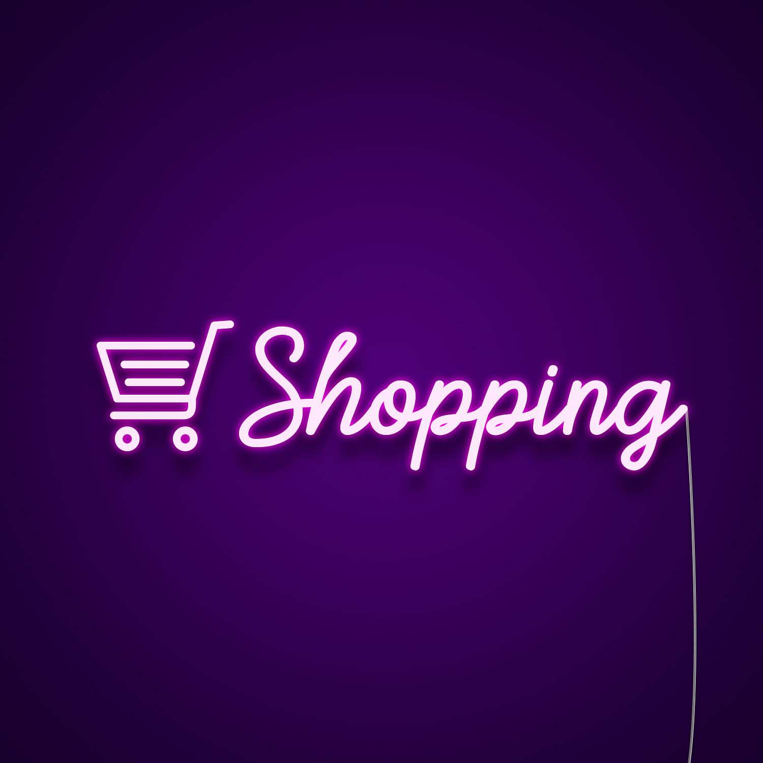 Shopping Cart Neon Sign | Neon Sign for Business | Neonize