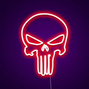 Skull Neon Light Sign