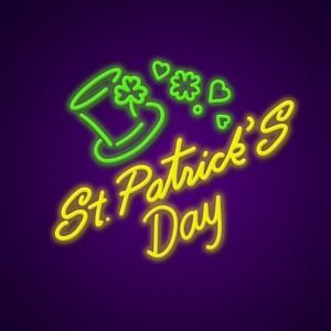 St. Patrick's Day Neon Light