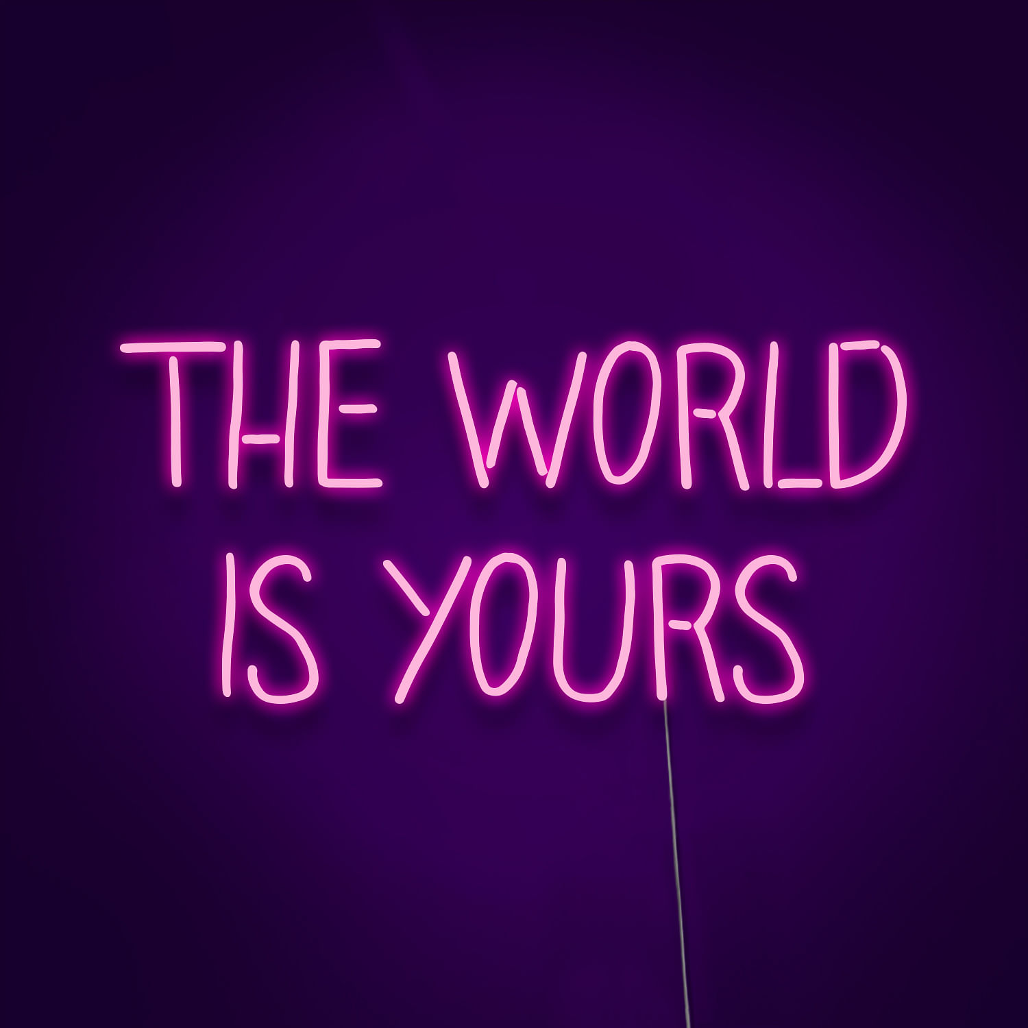 The World is Yours Neon Sign - Neonize