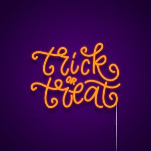 Trick Or Treat Neon Light Sign