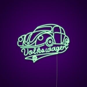 Volkswagen Car Neon Light Sign