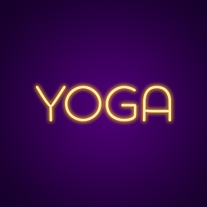 Quirky Yoga Neon Light Signs