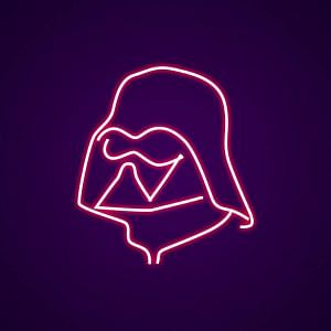 Darth Vader Neon Light