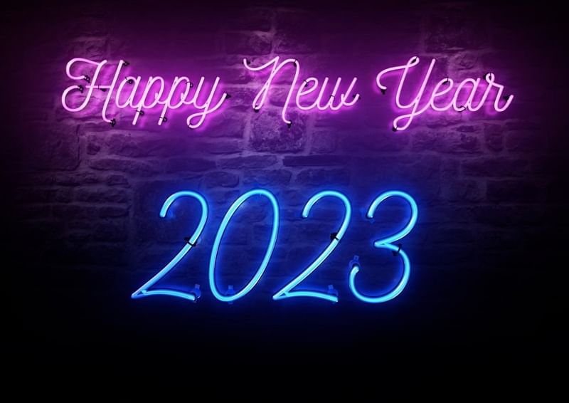 New Year Neon Sign 2023 