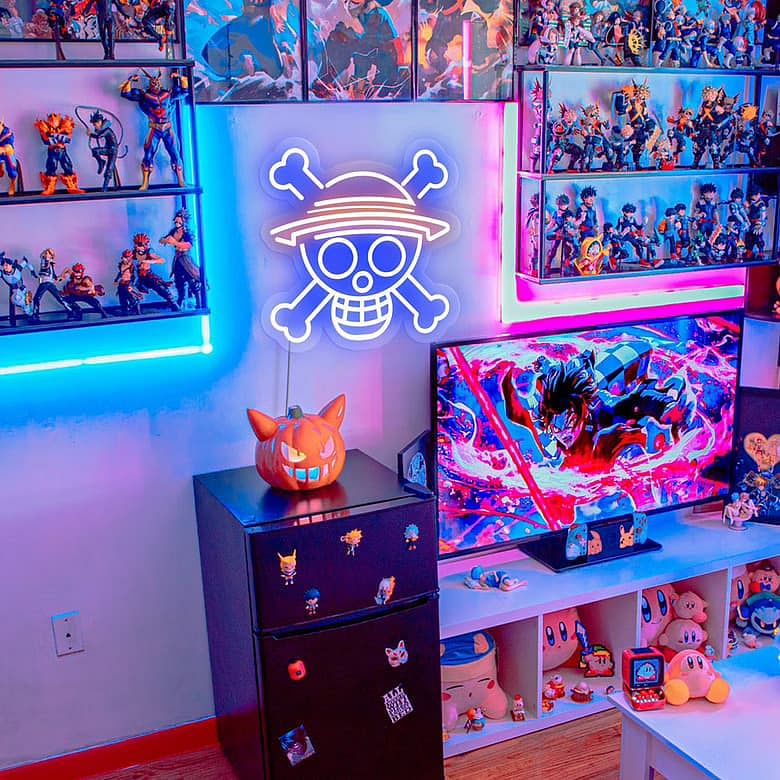 manga shelf | Otaku room, Game room decor, Kawaii room