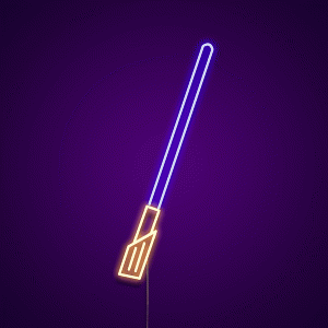 Lightsaber Neon Light Sign