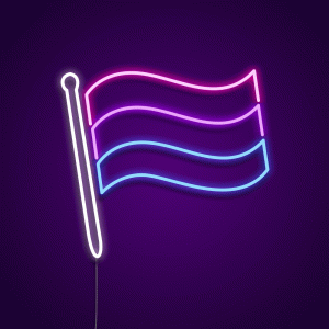 Bisexual Pride Flag Neon Light Sign